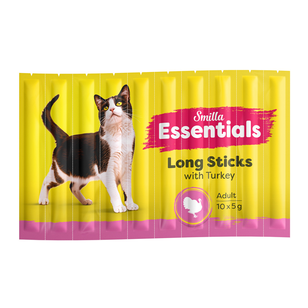Smilla Essentiële Sticks - Kalkoen (10 x 5 g)