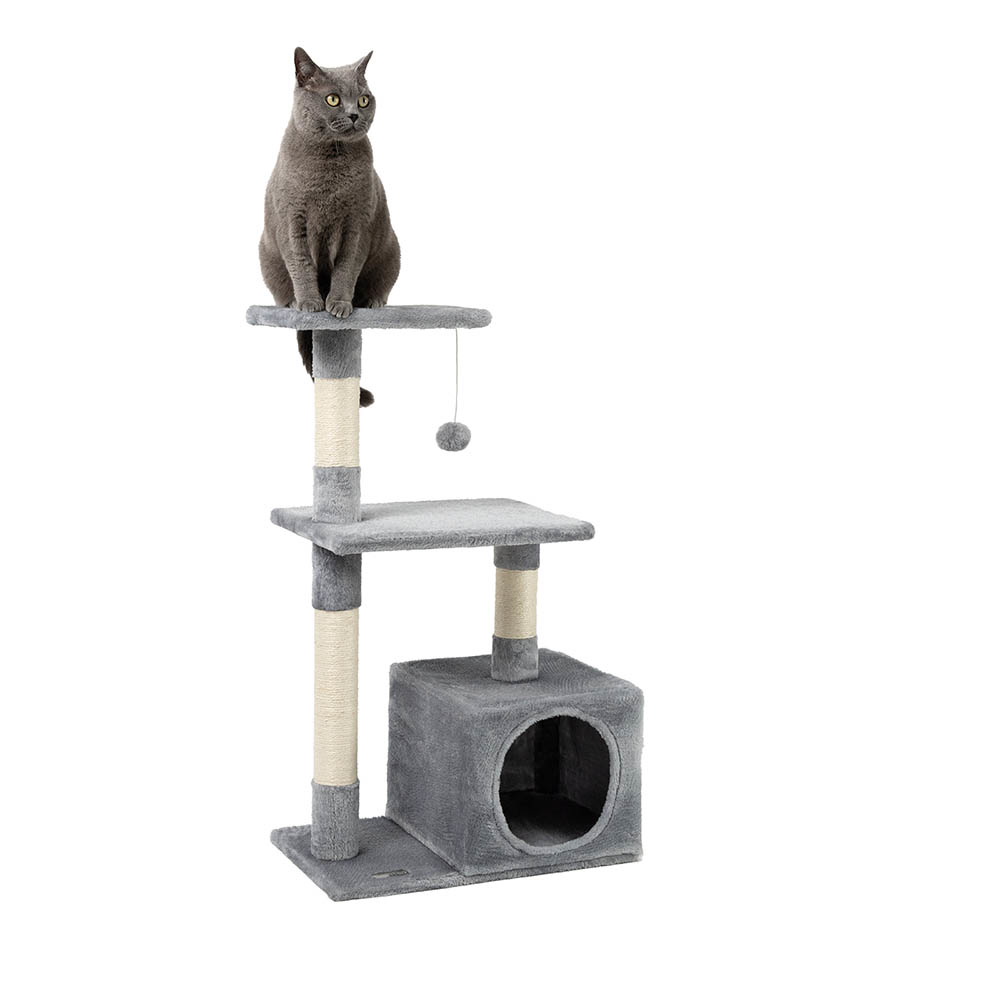 Lionto krabpaal, 85cm lichtgrijs kat