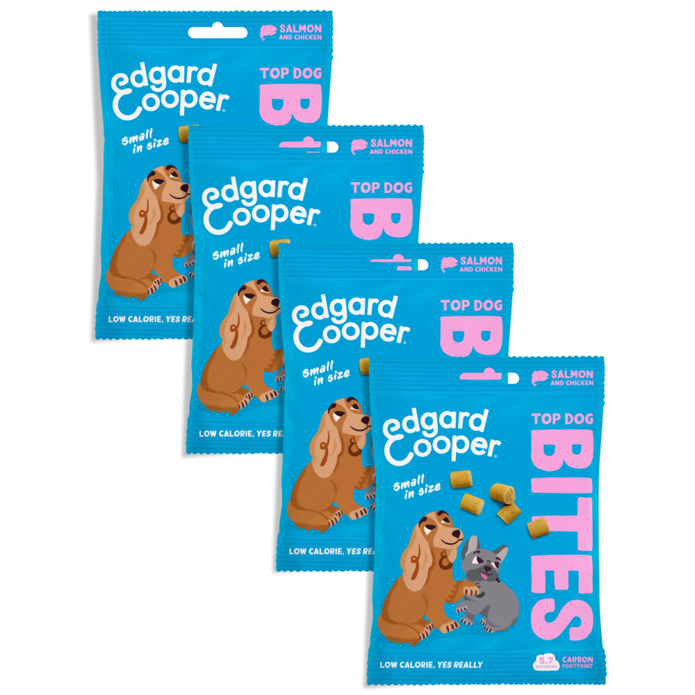 Edgard&Cooper 4x  Adult Bite S Zalm&Kip 50 gr