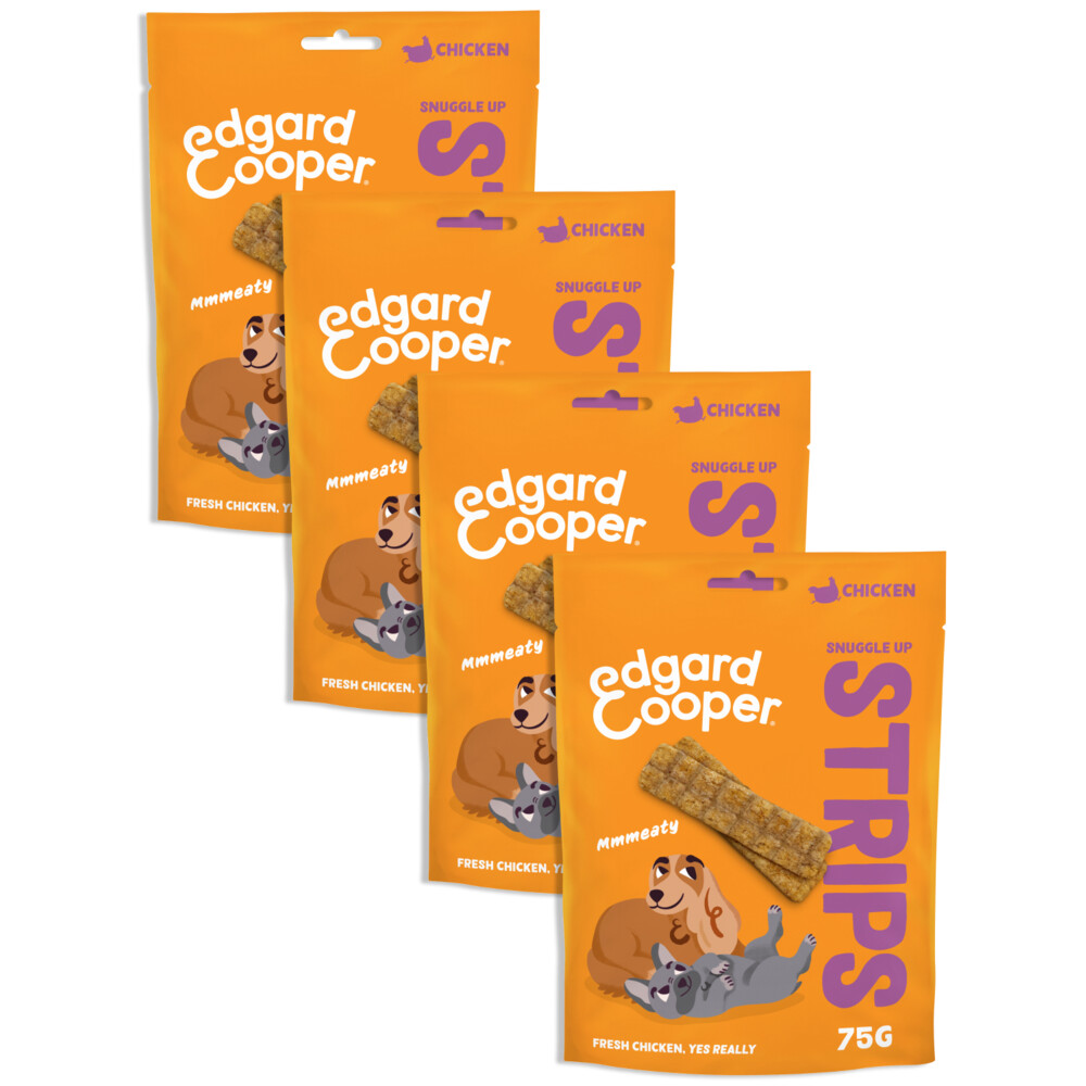 Edgard&Cooper 4x  Adult Strips Kip 75 gr