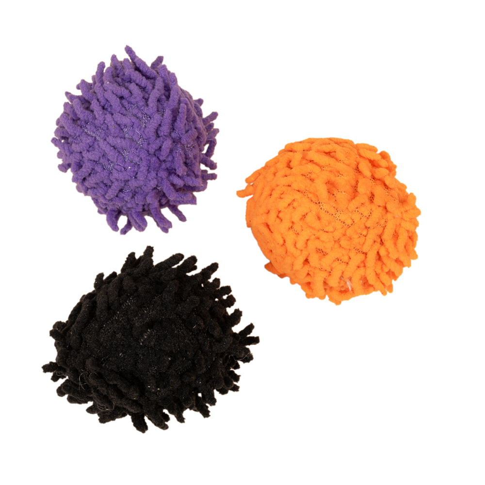 TIAKI Halloween pompom ballenset met kattenkruid 3 stuks
