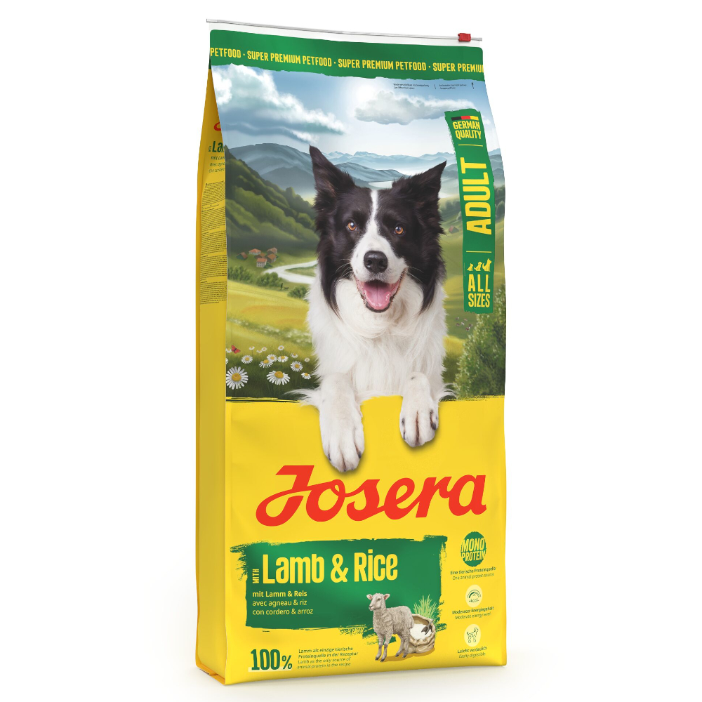Josera 12,5kg  lam&rijst droogvoer voor honden