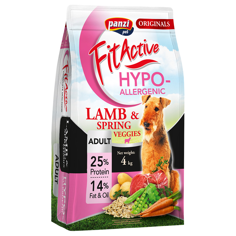 FitActive 4 kg  Originals Adult Hypoallergenic Lam hondenvoer droog