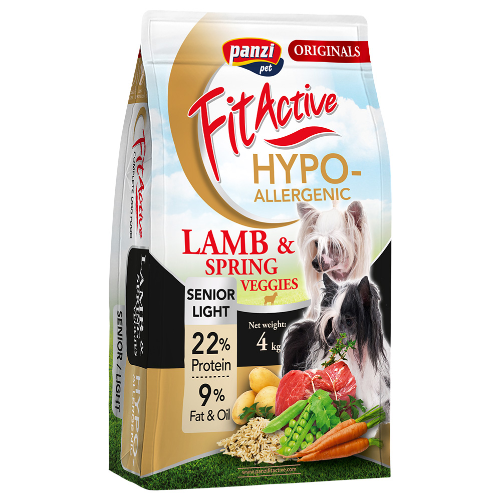 FitActive 4 kg  Originals Senior Hypoallergenic Lam hondenvoer droog