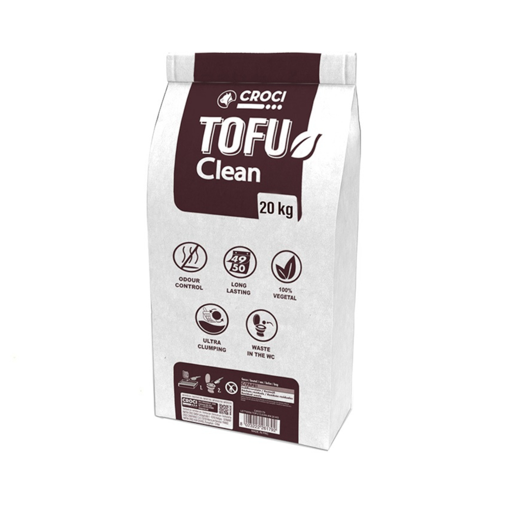 Croci Tofu Clean kattenbakvulling - 45 l (20 kg)