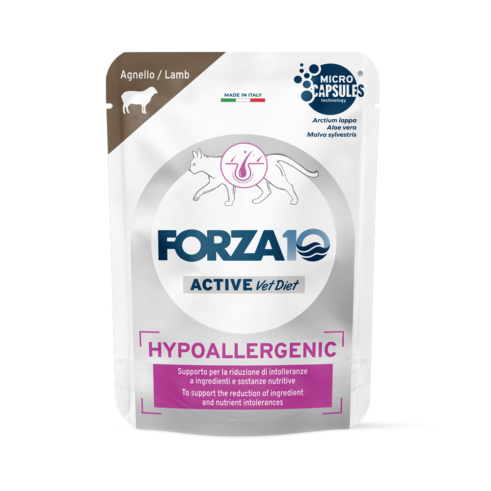 Forza10 Active Line Cat Forza 10 Hypoallergenic Active Vet Diet voor katten 12 x 80 g - Lam