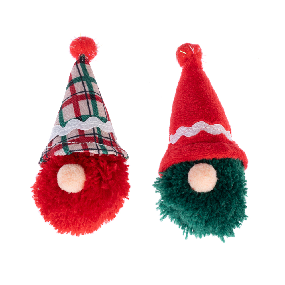 TIAKI kattenspeelset kerstelfjes 2-pack
