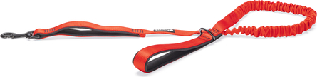 BEEZTEES Parinca Premium Elastische Looplijn - Hondenriem - Nylon - Rood