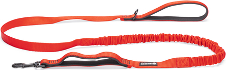 BEEZTEES Parinca Premium Elastische Looplijn - Hondenriem - Nylon - Rood