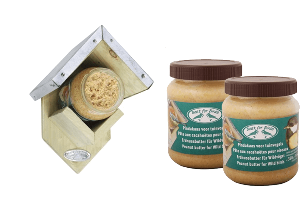 Warentuin mix Pindakaashuisje met twee potten - 