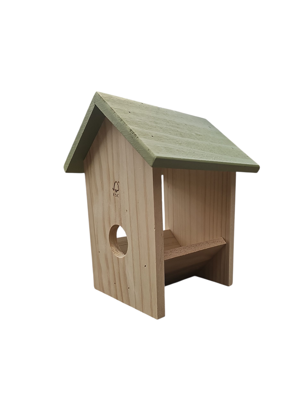 Pindakaaspothouder hout 16 cm