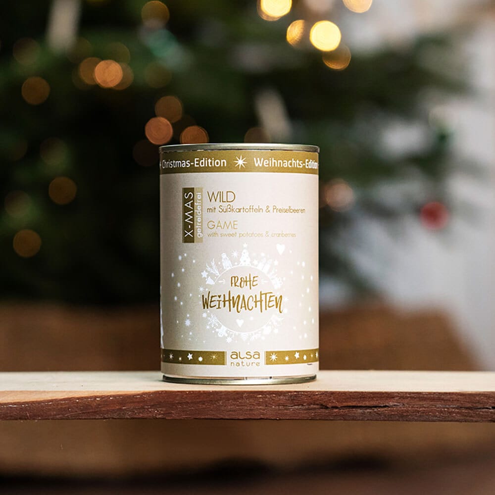 Alsa-nature XMAS Wild met zoete aardappel en veenbessen, 400 g, Aantal: 400 g