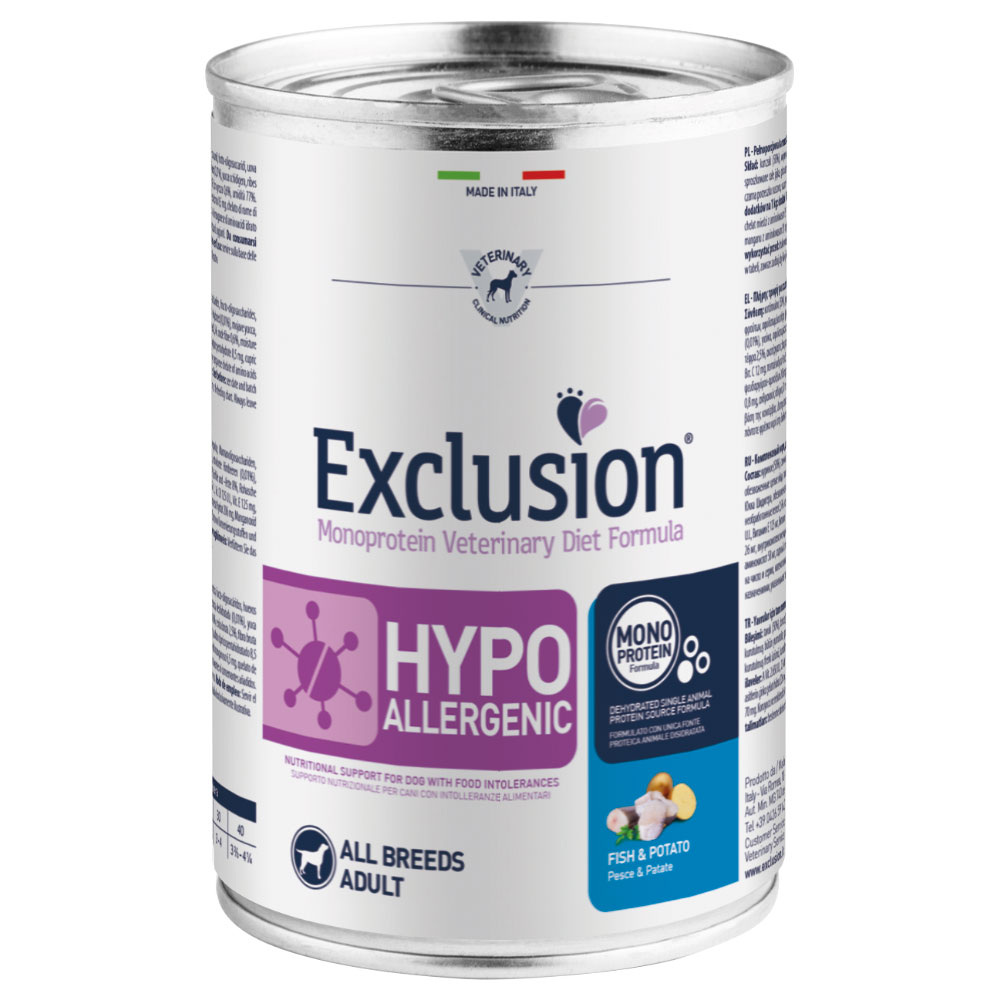 Exclusion Diet 1x400g Vis & Aardappel  Hondenvoer