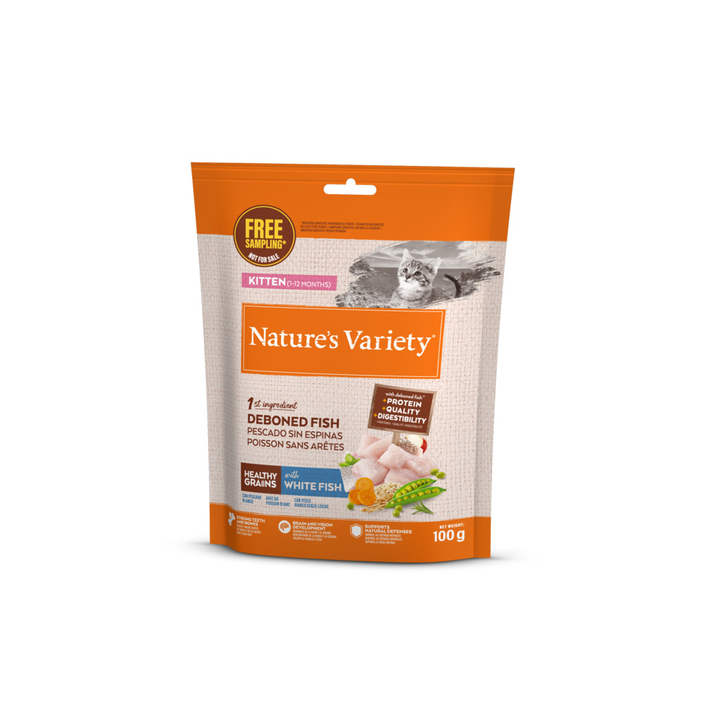 Nature’s Variety Nature's Variety Healthy Grains Kitten Witvis - 100 g