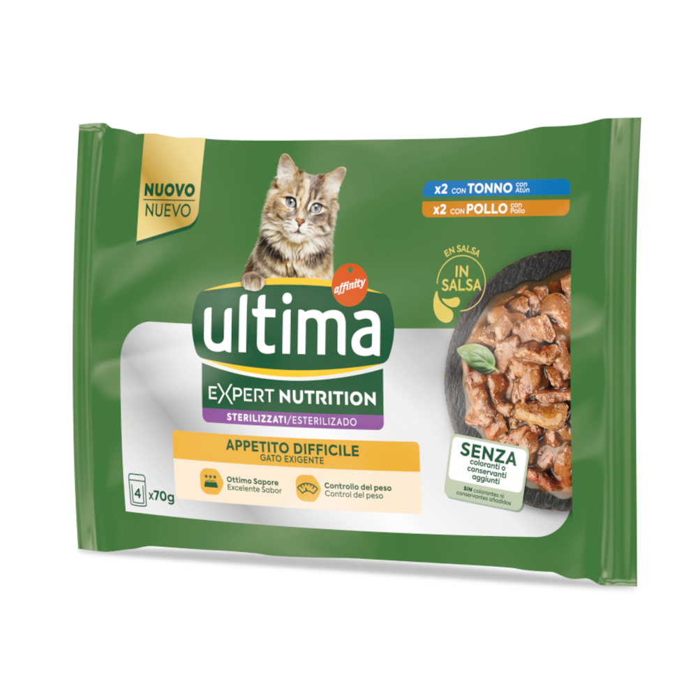 Affinity Ultima Ultima Cat Expert Nutrition Moeilijke Eetlust Tonijn & Kip - 4 x 70 g