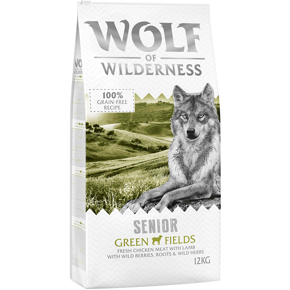 Wolf of Wilderness 2x12kg Senior  Hondenvoer