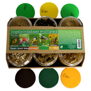 Boon Pindakaas voor tuinvogels (multipack) 6 x 350 g