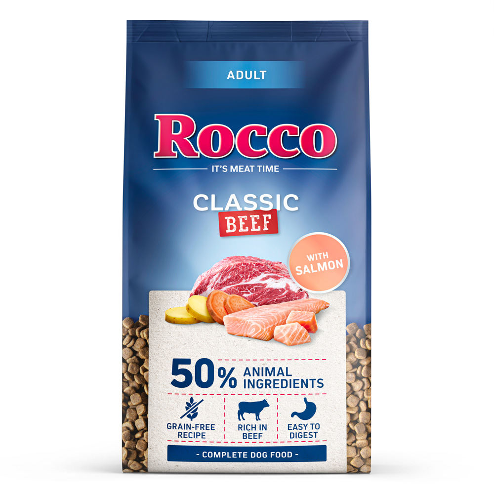 Rocco Adult Rundvlees met Zalm - 10 kg