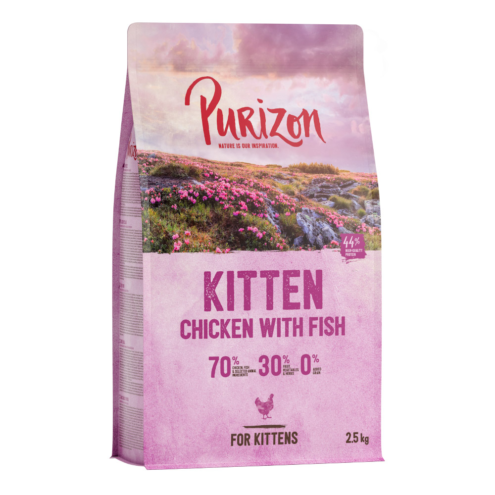 Purizon 2,5kg Kitten Kip & Vis  Kattenvoer