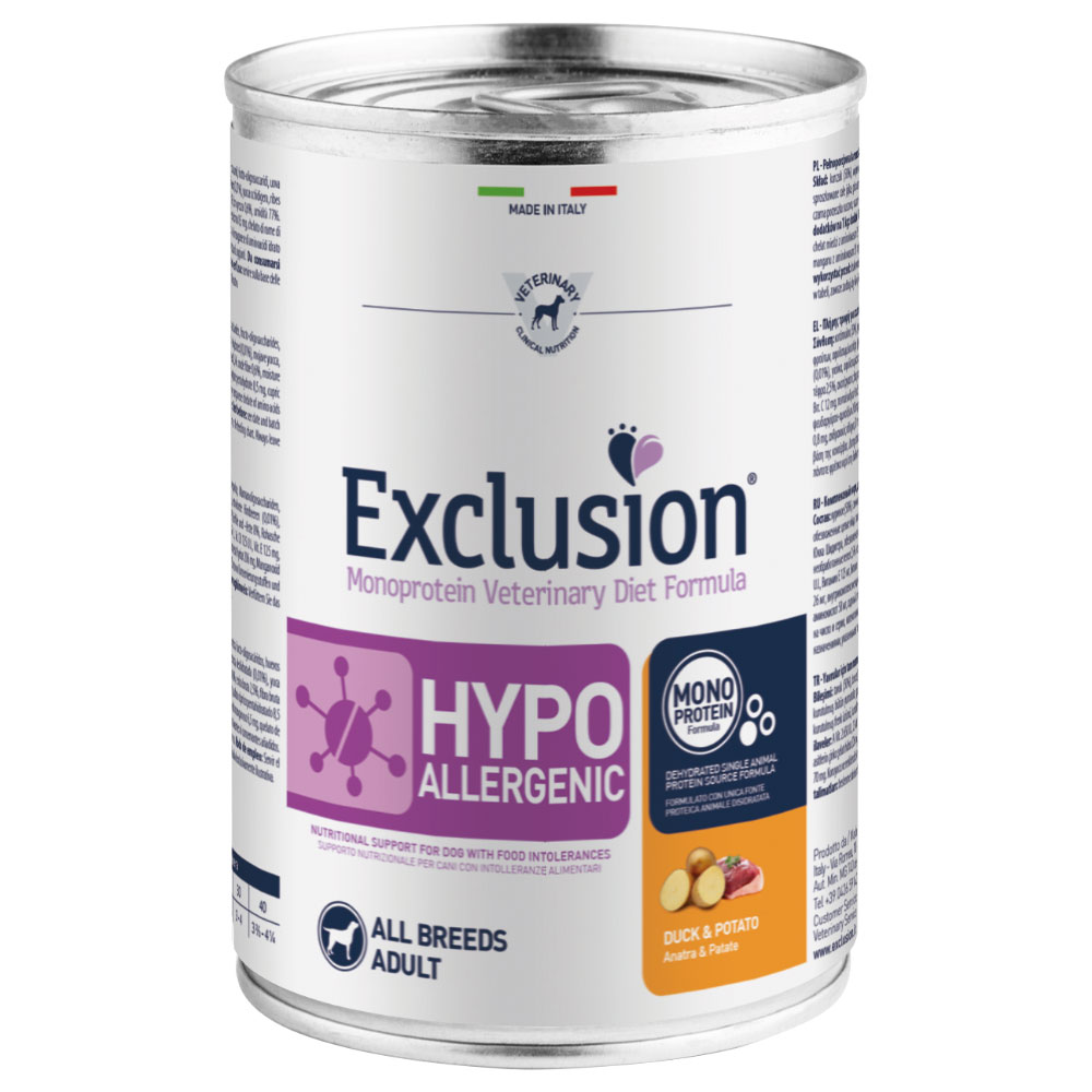 Exclusion Diet 1x400g Eend & Aardappel  Hondenvoer