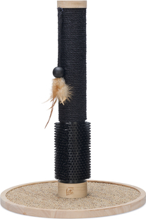 DESIGNED BY LOTTE Fida - Krabpaal - Hout - ZwartBruin - 39,5x39,5x55 cm