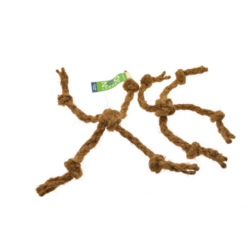 Zoolekker Cocos touw spider M - natuurlijk hondenspeelgoed met tandverzorgende werking