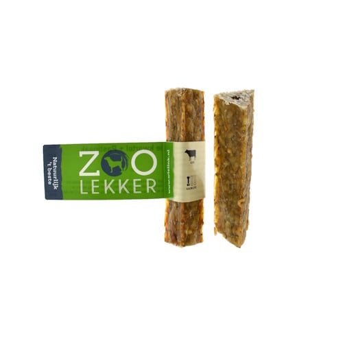 Zoolekker Tri-Bone kwartel en pastinaak hondensnack - driehoekige kauwstaaf met natuurlijke ingrediënten, 12 cm