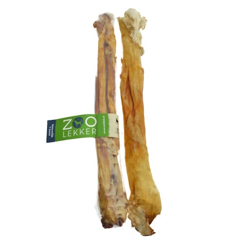 Zoolekker Konijnenhuid rol hondensnack 40 cm - natuurlijke snack met probiotische werking