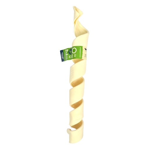 Zoolekker Rawhide spring 18 inch - extra lange kauwsnack van buffelhuid voor honden