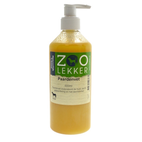 Zoolekker Paardenvet vloeibaar hondensupplement - ondersteunt huid, vacht en weerstand, 500 ml