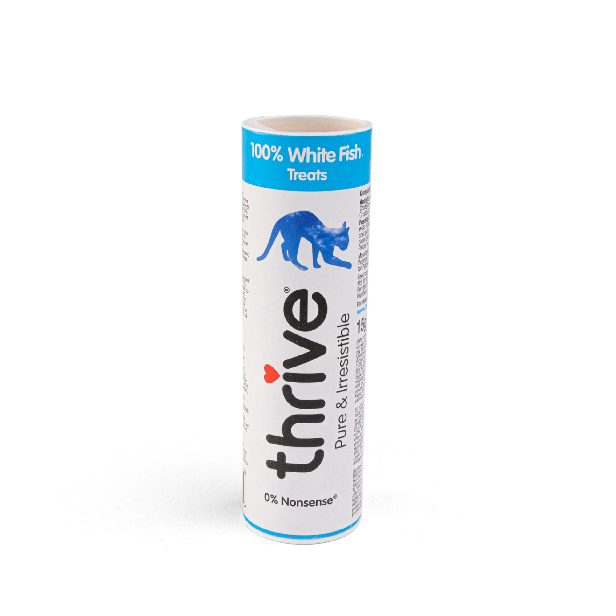 Thrive Pure&Irresistible kattensnack Witvis 15 gr.