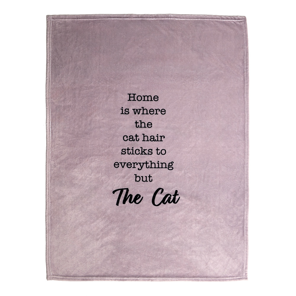 TIAKI kattendeken Home taupe 75x100cm