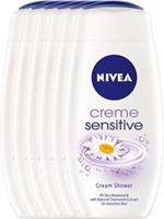 Nivea Creme Sensitive Douche Voordeelverpakking 6x250ml