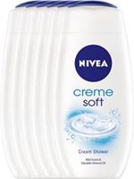 Nivea Creme Soft Douche Voordeelverpakking 6x250ml
