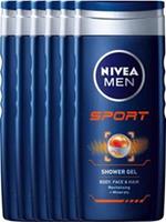 Nivea Men Sport Douchegel Voordeelverpakking 6x250ml