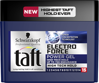 Taft Power Haargel Pot - Electro Force 250 ml.
