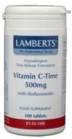 Lamberts VITAMINA C 500mg con bioflavonoides 100 cápsulas