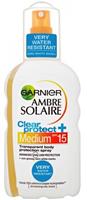 Garnier Ambre solaire zonnebrand clear protect spray spf 15 200ml