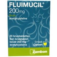 Fluimucil 200mg Bruistabletten 20st