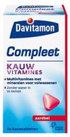 Davitamon Kauwvitamines compleet aardbei 60 tabletten