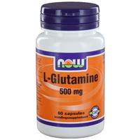 L-Glutamin, 500 mg - Now Foods - 60 Veggie-caps
