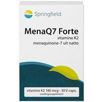 Springfield MenaQ7 Forte Vitamine K2 180mcg Capsules 30st