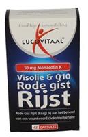 Lucovitaal Rode Gist Rijst met Q10 en Visolie Capsules