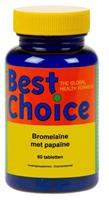 Best Choice Bromelaine Met Papaine Tabletten 60st