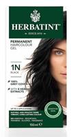 Herbatint 1N Permanente Haarkleuring - Zwart 150ml