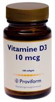 Proviform Vitamine D3 10mcg 100 softgels