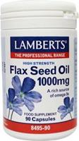 Lamberts Lijnzaadolie (Flaxseed Oil) 1000 Mg (90vc)