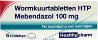 Healthypharm Mebendazol Wormkuurtabletten 6st