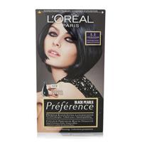 L'Oréal Paris Preference 1.1 Cool Black Pearl Intens IJzig Zwart