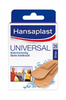 Hansaplast Universal Pflaster, schmutz- und wasserabweisende Wundpflaster Pflaster Set mit starker Klebkraft & Bacteria Shield (20 Strips)